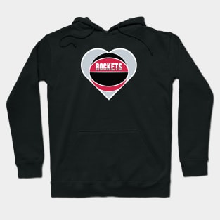 Heart Shaped Houston Rockets Basketball Hoodie